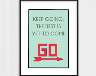 Monopoly Board Game Space Printable Wall Art | Motivational Poster | Board Game Art | Home Wall Decor | Game Room Art | Digital Download