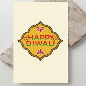 Happy Diwali Printable Greeting Card | Indian Greeting Card | Desi Truck Art Greeting Card | Diwali Greeting Card | Instant Download