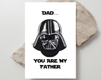 Darth Vader Father's Day Card: Star Wars Printable (Digital Download)
