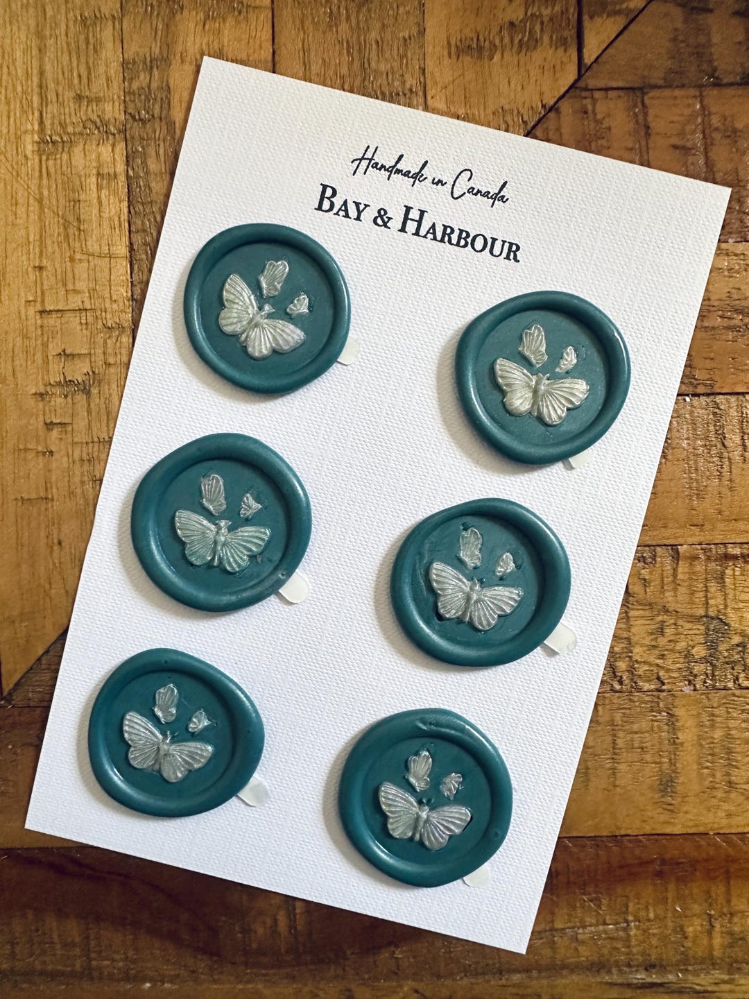 Handmade Set of 6 Butterfly Wax Seals, 3D Wax Seals, Cute Wax Seals ...