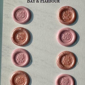 Handgemaakte set van 8 Hello Kitty-lakzegels, 3D-lakzegels, schattige lakzegelstickers, zelfklevend, feest, uitnodigingen, cadeau, dagboekstickers
