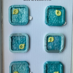 Handmade Set of 6 Pool Wax Seals, 3D Wax Seals, Pool Floatie Wax Seals, Pool Sticker, Self-adhesive, Party, Invitations, Journaling Stickers