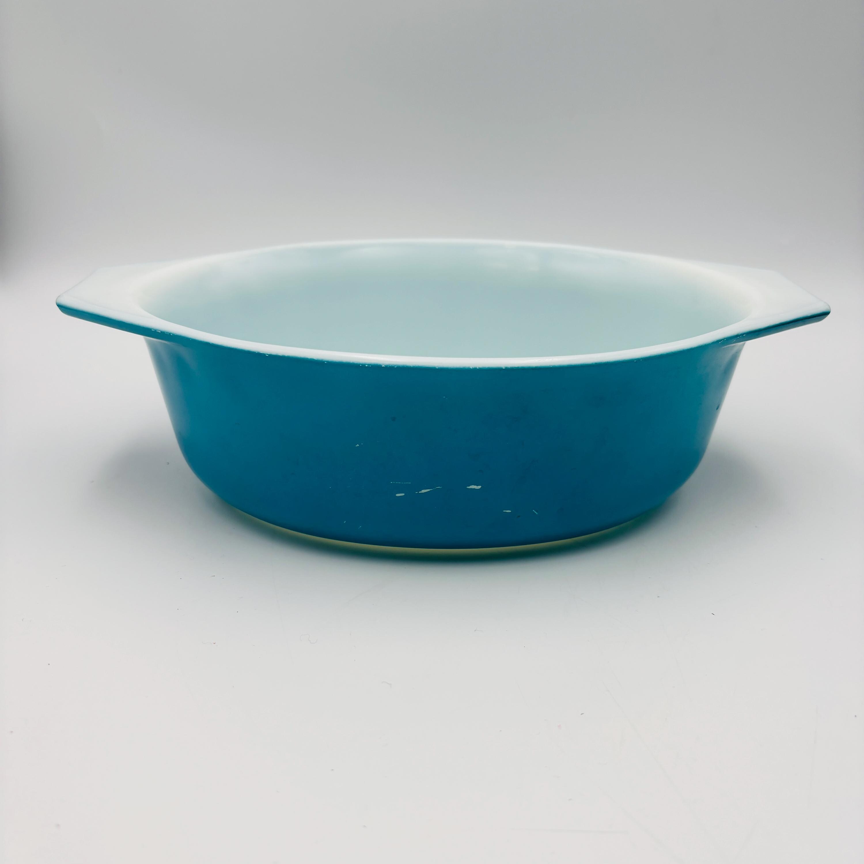 Pyrex Vintage Blue Casserole Dish - Etsy