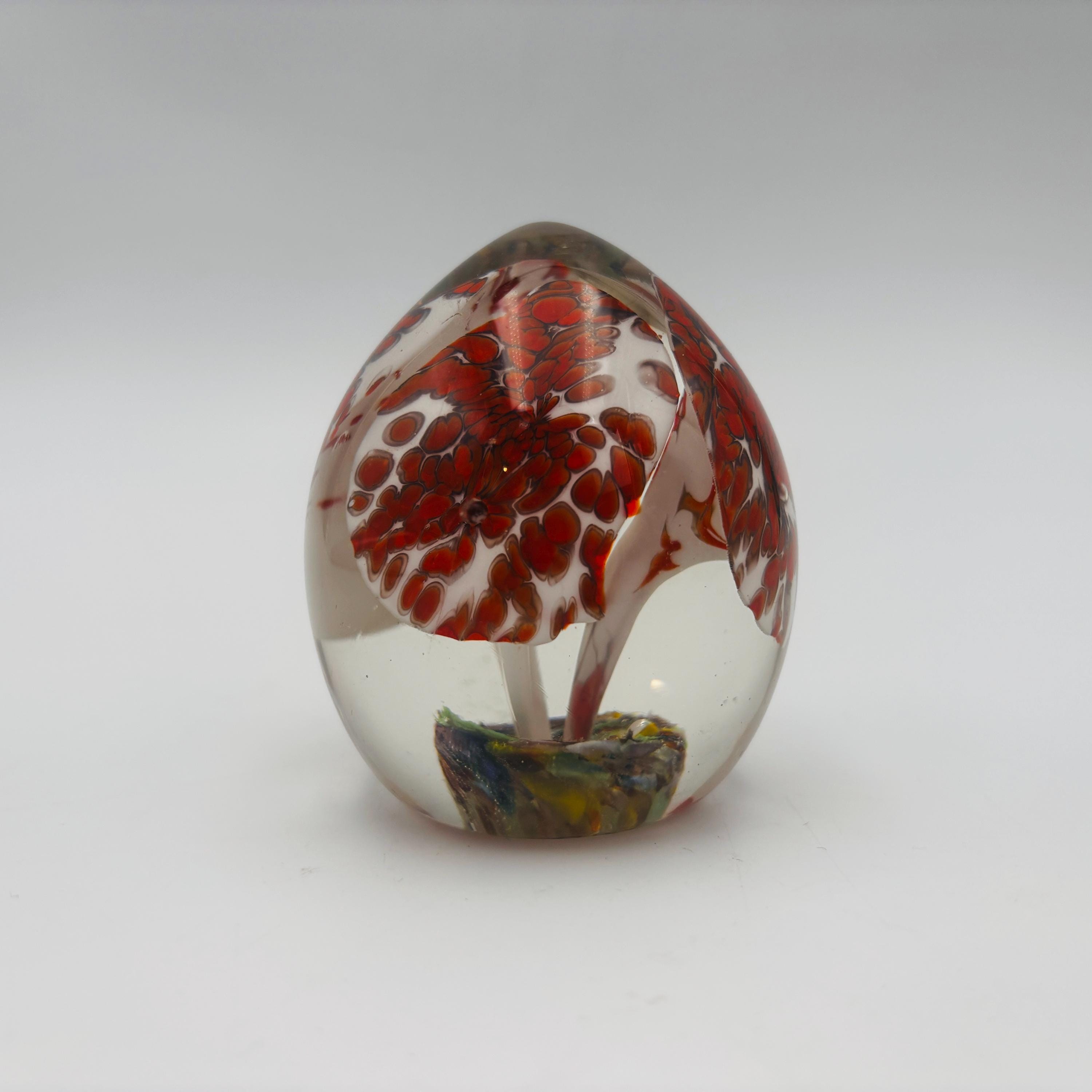 Murano Egg Paperweight - Etsy Canada