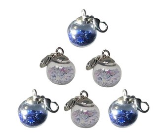 Holiday Snow Globe Bridle Charms!