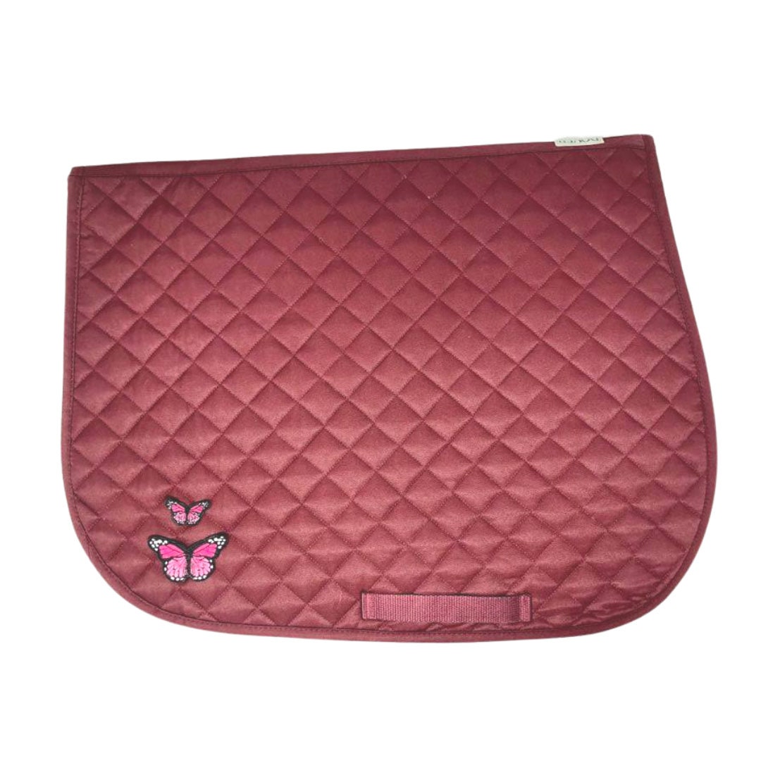 Choose Any of These Patches on the Burgundy AllPurpose Saddle Pad!