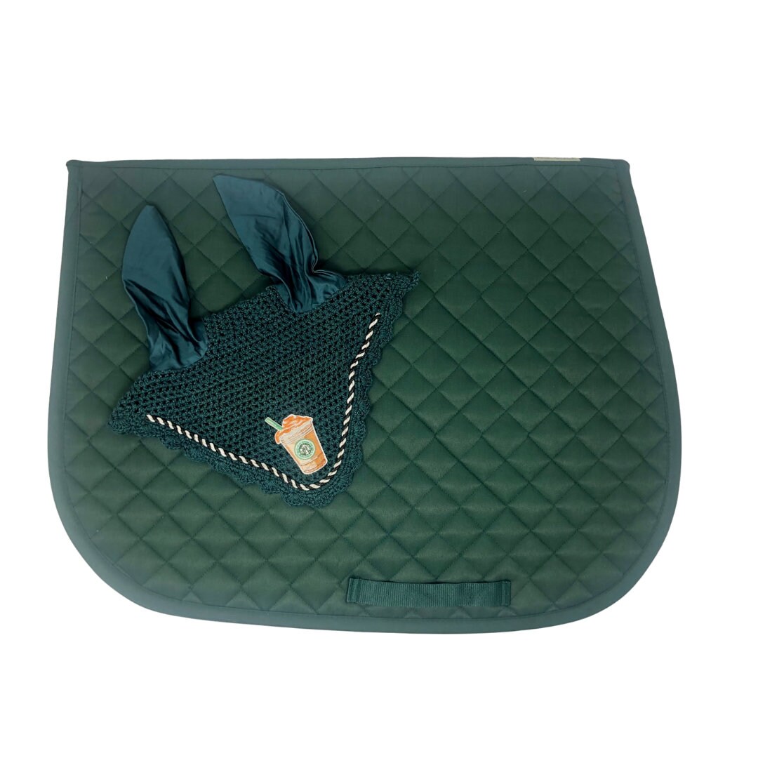Green Starbucks and Saddle Pad in Black!