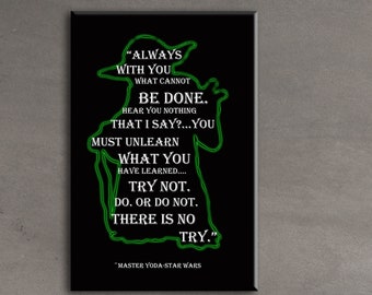 Yoda Black And White Etsy Yoda Black And White Etsy