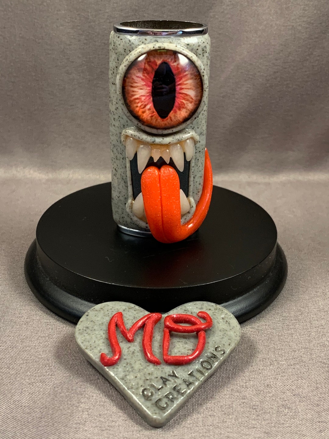 Handmade Polymer Clay Lighter Sleeve/cover W/ Metal Core Customize Your