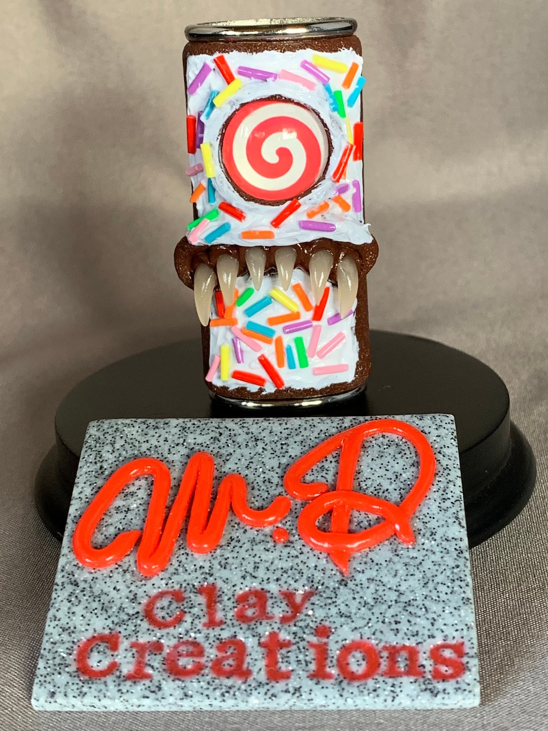 Handmade Polymer Clay Lighter Sleeve/cover W/ Metal Core Customized