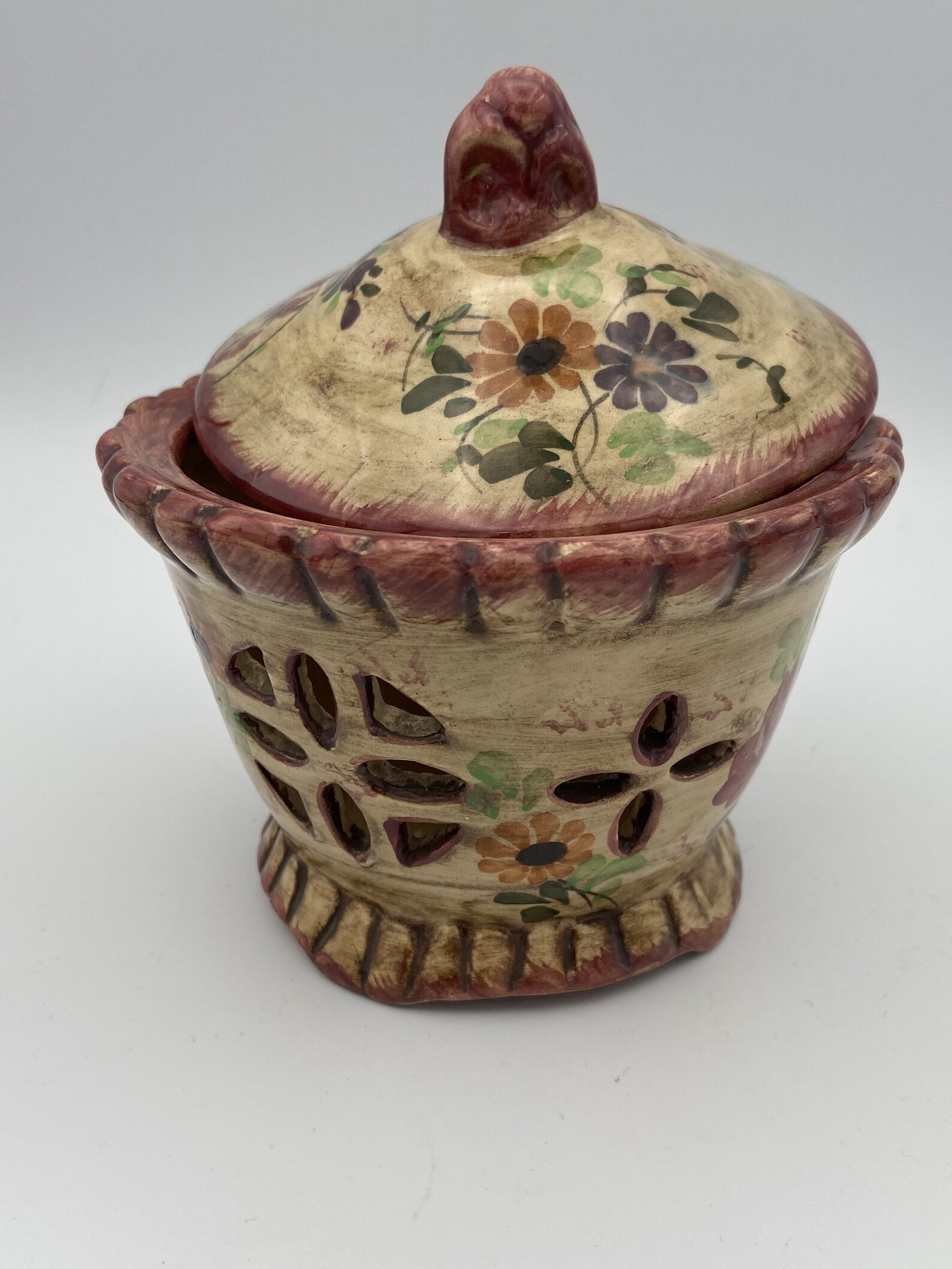 Pot à Condiments Faïencerie de Jemappes 1950 XXe Belgium Etsy