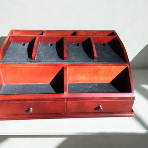 Wood Dresser Valet and Charging Station Dresser Top Organizer Jewelry Box -  Etsy