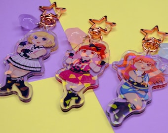 Aurora Pretty Idols Double-Sided Acrylic Charms