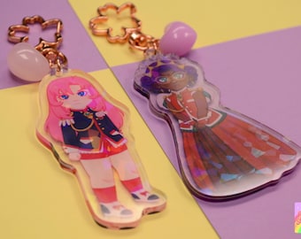 Revolution Girls Double-Sided Acrylic Charms