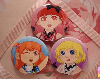 Aurora Pretty Idols Pinback Buttons