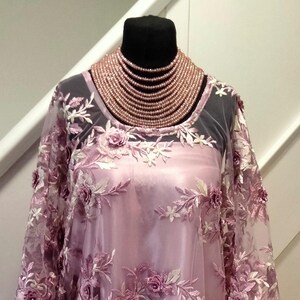 luxury handmade boubou/kaftan/women long dress