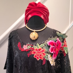 stylish handmade lace kaftan/boubou/African women long dress