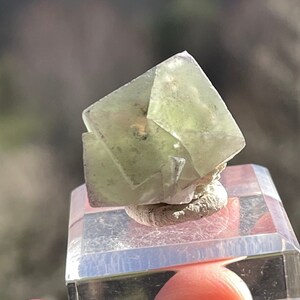 Cubic Green Fluorite from Erongo, Namibia