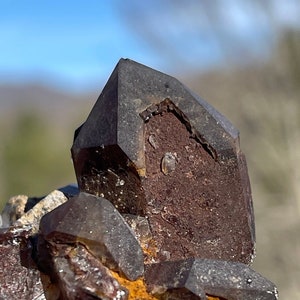 Hematite Included Quartz from Orange River, South Africa