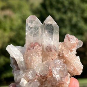 Hematite Included Quartz from Orange River, South Africa