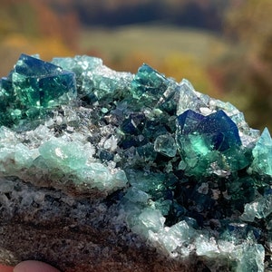 Fluorite on Matrix from the Diana Maria Mine in Weardale, England