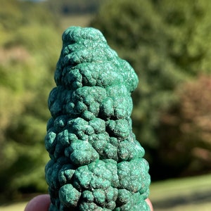 Malachite Stalactite from Democratic Republic of Congo