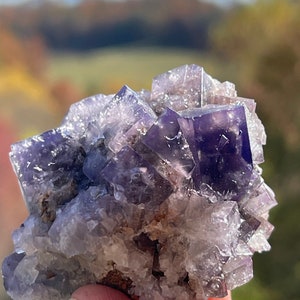 Fluorite from the Purple Rain Pocket of the Lady Annabella Mine in Weardale, England