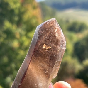 Hematite Included Smoky Quartz from Orange River, South Africa