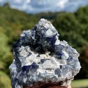 Fluorite with Quartz from the Supernova Pocket of the Diana Maria Mine in Weardale, England