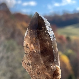 Smoky Quartz with Feldspar from Mount Malosa in Zomba, Malawi