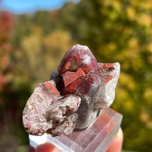Hematite Included Quartz from Orange River, South Africa