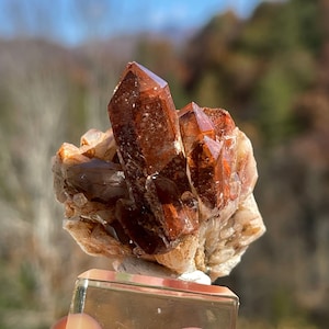 Hematite Included Quartz from Orange River, South Africa