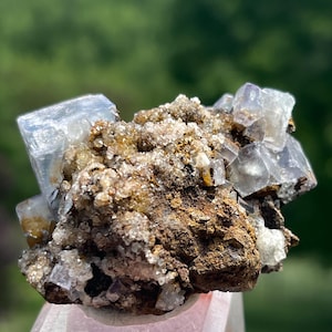 Fluorite with Quartz from the Bull Vein of the Lady Annabella Mine in Weardale, England