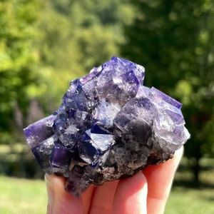 Fluorite from the Purple Rain Pocket of the Lady Annabella Mine in Weardale, England