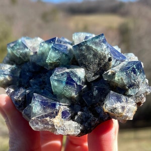 Fluorite from the Hidden Forest Pocket of the Diana Maria Mine in Weardale, England