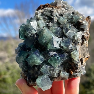 Fluorite from the Hidden Forest Pocket of the Diana Maria Mine in Weardale, England