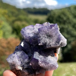 Fluorite from the Purple Rain Pocket of the Lady Annabella Mine in Weardale, England