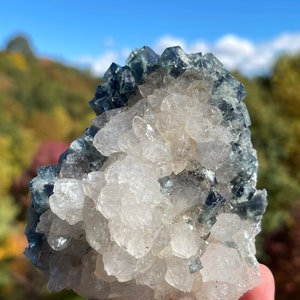Fluorite and Quartz from the Supernova Pocket of the Diana Maria Mine in Weardale, England