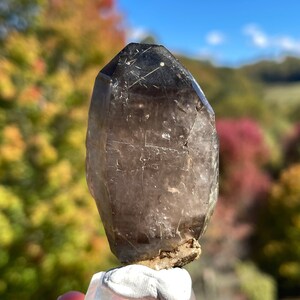 Smoky Quartz with Feldspar from Mount Malosa in Zomba, Malawi