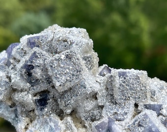 Quartz over Fluorite from the Superior Mine in Nigeria