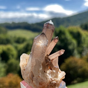 Hematite Included Quartz from Orange River, South Africa