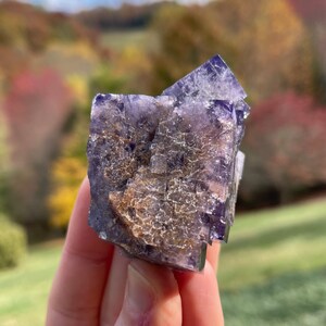 Fluorite from the Purple Rain Pocket of the Lady Annabella Mine in Weardale, England