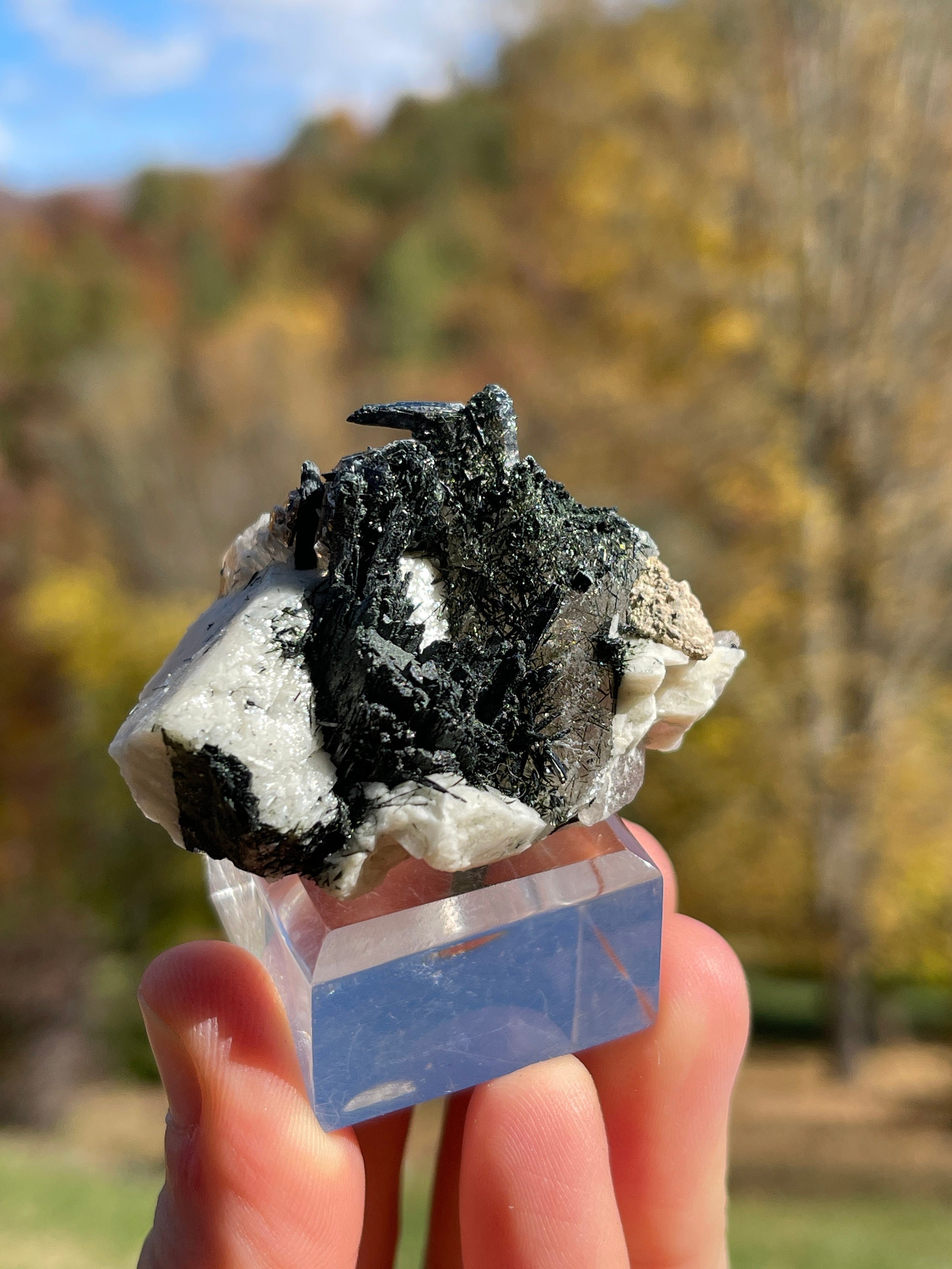 Smoky Quartz, Aegirine, and Feldspar from Mount Malosa in Zomba, Malawi