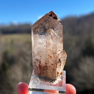 Hematite Included Quartz from Orange River, South Africa