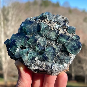 Fluorite from the Hidden Forest Pocket of the Diana Maria Mine in Weardale, England