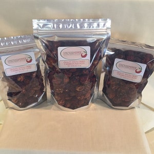 QUALITY Whole Dried Red Caribbean Habanero Pepper Pods