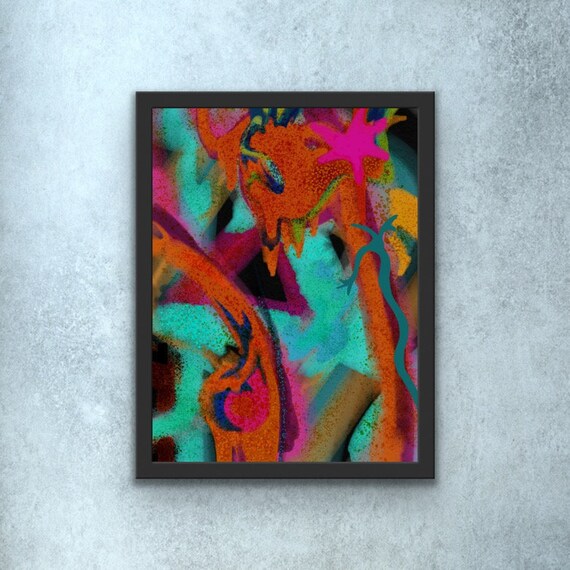 Decoración de pared. Arte abstracto. Impresión de arte. Arte | Etsy