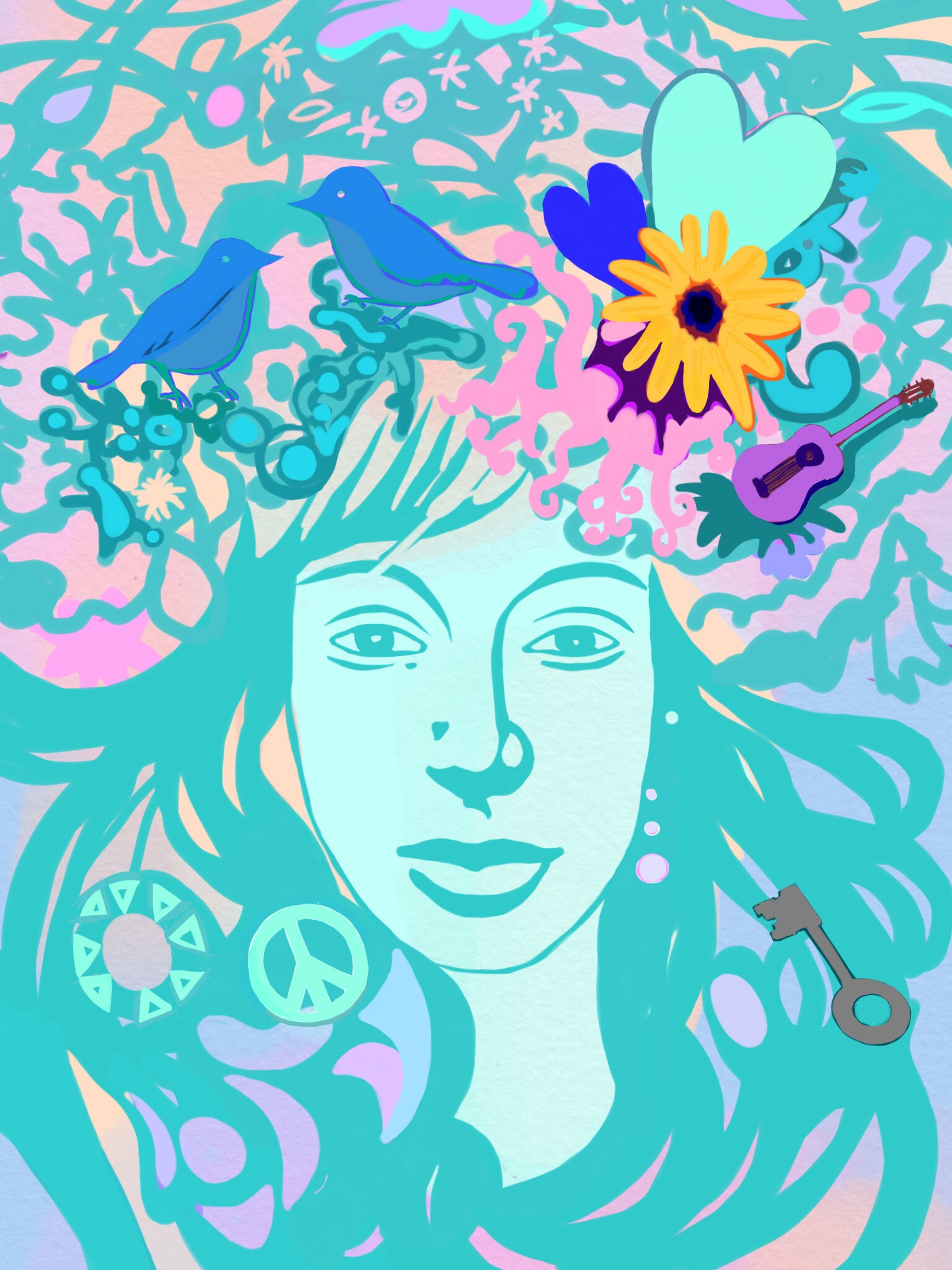 Decoración de pared. Arte de la pared del dormitorio. | Etsy