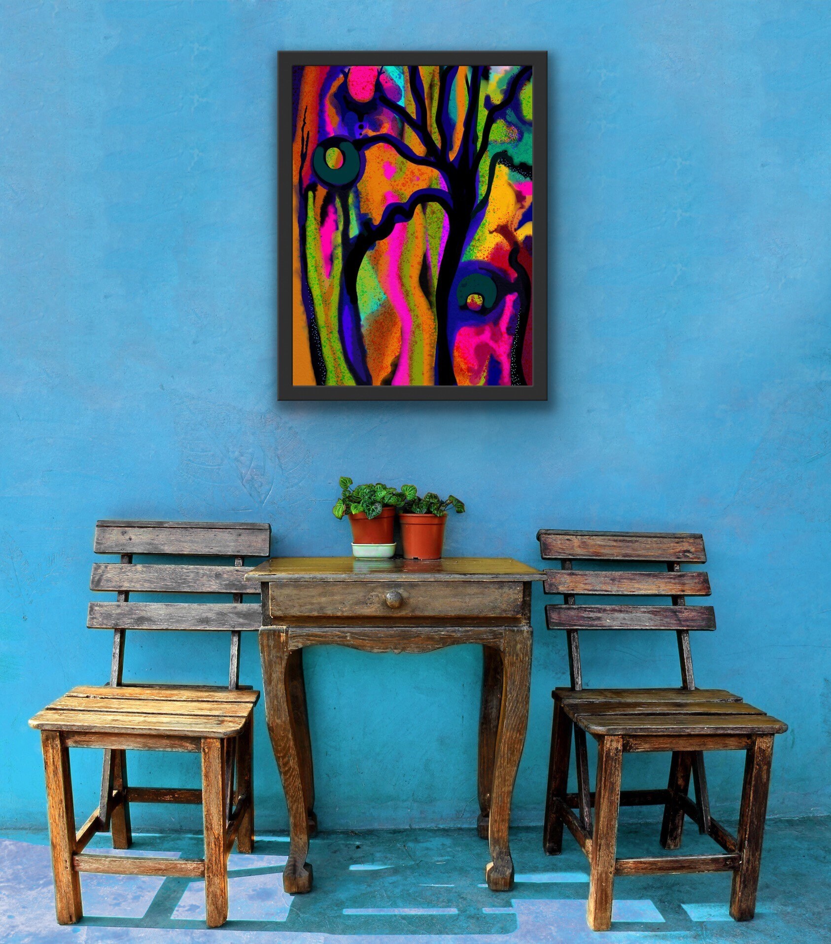 Wand-Kunst-Dekor. Moderne Kunst. Wanddruck. Abstrakte Kunst. | Etsy