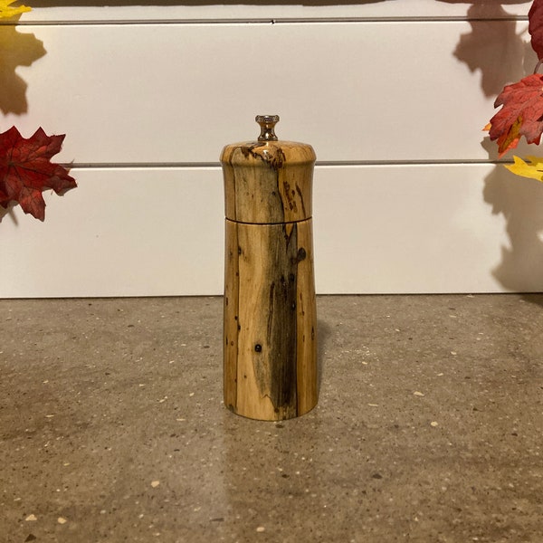 wormy maple peppermill grinder